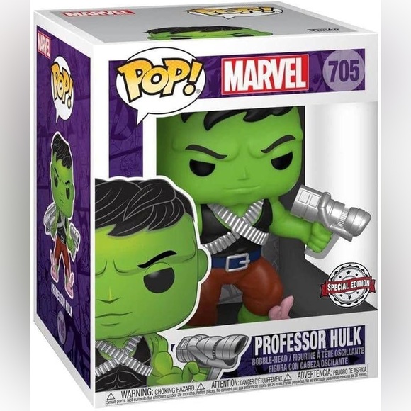 Pop! Marvel Super Heroes: Professor Hulk 6-Inch Deluxe Vinyl Figure#705 - Picture 2 of 10